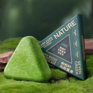 NATURE SEVEN GREEN Shampoing Solide مضاد لتساقط الشعر ومقوّي طبيعي