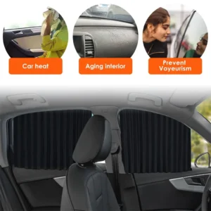 Rideaux Pare-Soleil Voiture – Protection et Confort & Intimité Maximale ستائر شمسية للسيارة 🚗☀️