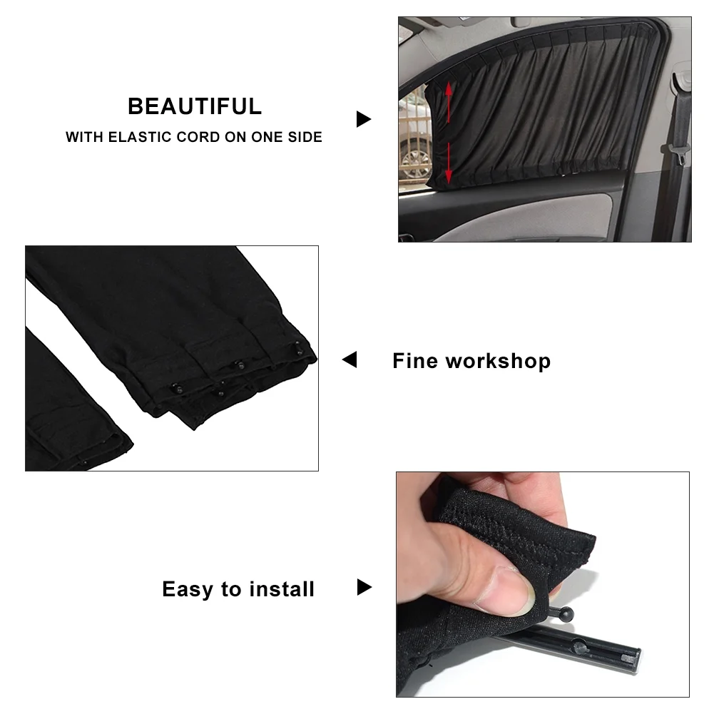 Rideaux Pare-Soleil Voiture – Protection et Confort & Intimité Maximale ستائر شمسية للسيارة 🚗☀️ - الصورة 3
