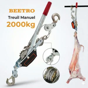 Treuil Manuel Beetro 2000 kg – Performance et Fiabilité pour Tous Vos Levages متانة عالية وكفاءة في جميع الاستخدامات