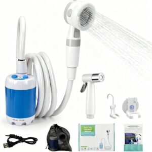 Rechargeable battery water pump showers دش محمول كهربائي قابل لإعادة الشحن بمضخة مياه